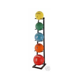 Ader 6 Tier Medicine Ball Balls Vertical Storage Rack MBR2 MBR 2